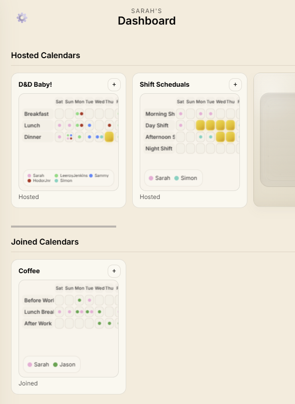Hearth Board dashboard preview